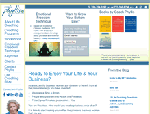 Tablet Screenshot of coachphyllis.com